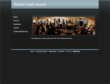 Tablet Screenshot of danielcash.com